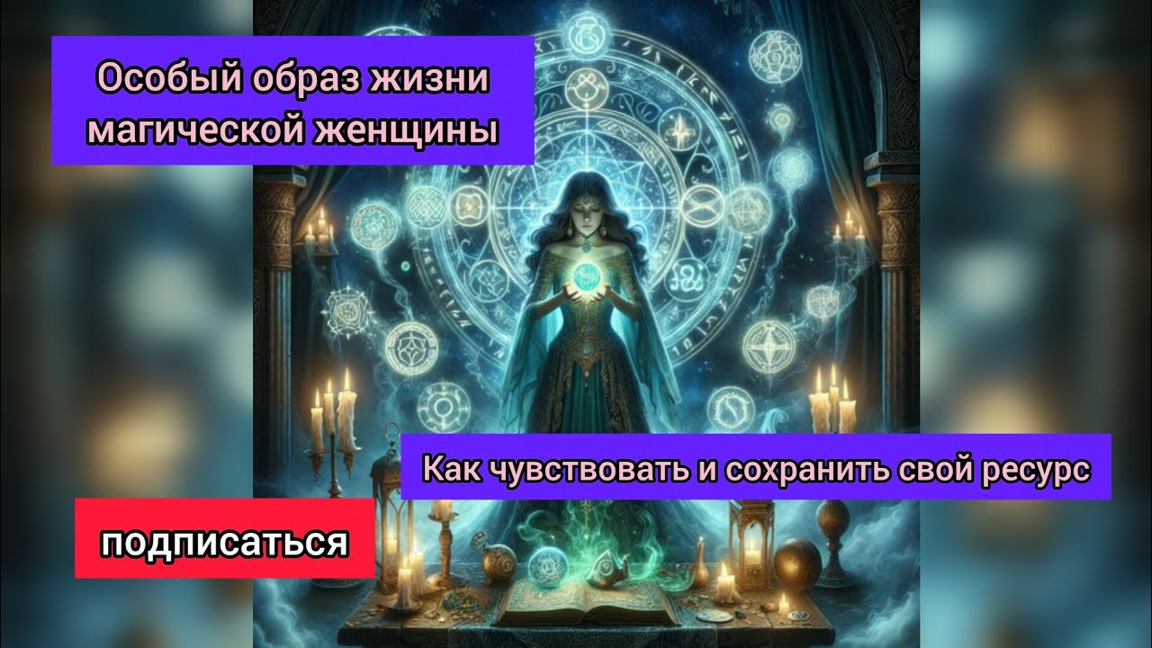 Образ жизни магической женщины. Как  быть всегда наполненной и создавать мвою реальность.#магирани