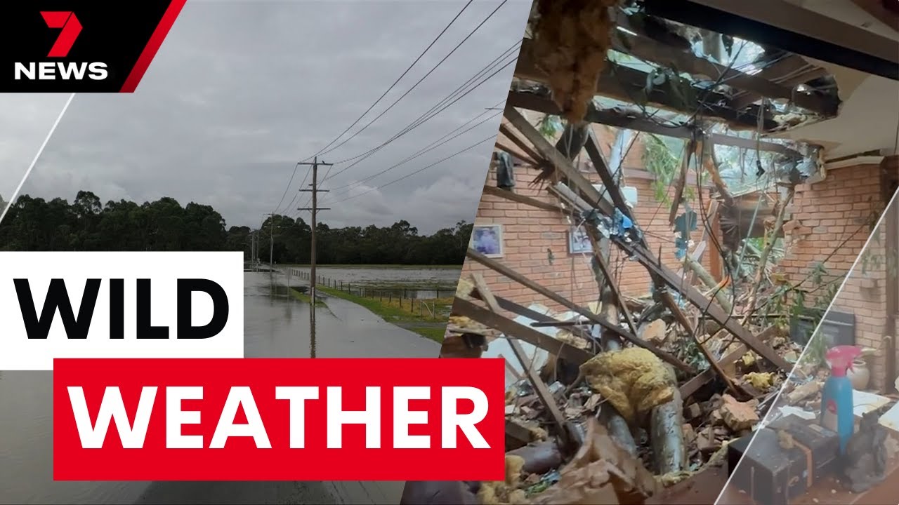 Melbourne's south-east hit by a wild winter storm | 7NEWS