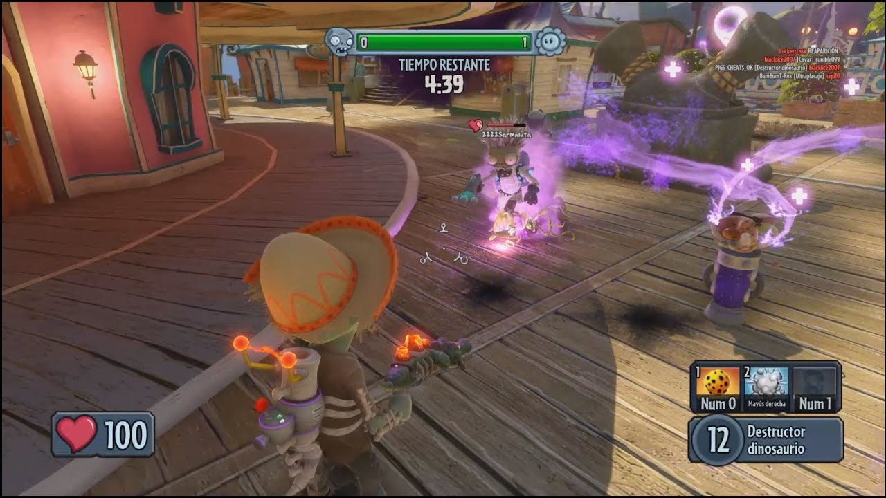 PVZ Garden Warfare    Doctor Paleontólogo  Poner reproductor youtube en 1080