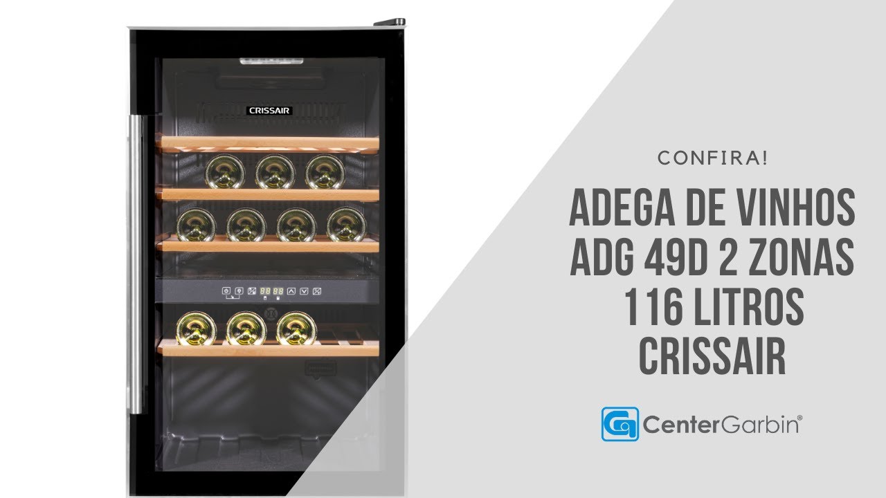 Adega de Vinhos ADG 49D 2 Zonas | Crissair