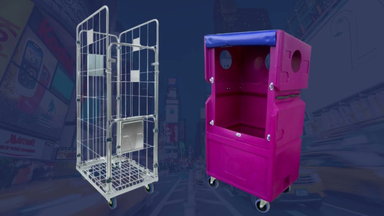 SUMAL | Metal trolleys VS plastic trolleys for industrial laundry