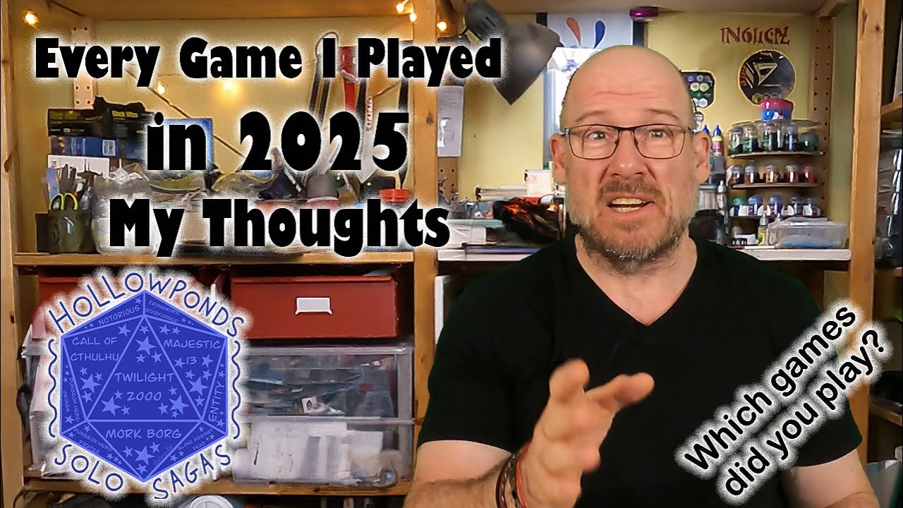 2025 Solo RPG Year in Review: The Games I Played and My Thoughts!
