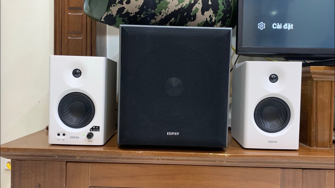 Bass test edifier mr4 & subwoofer t5