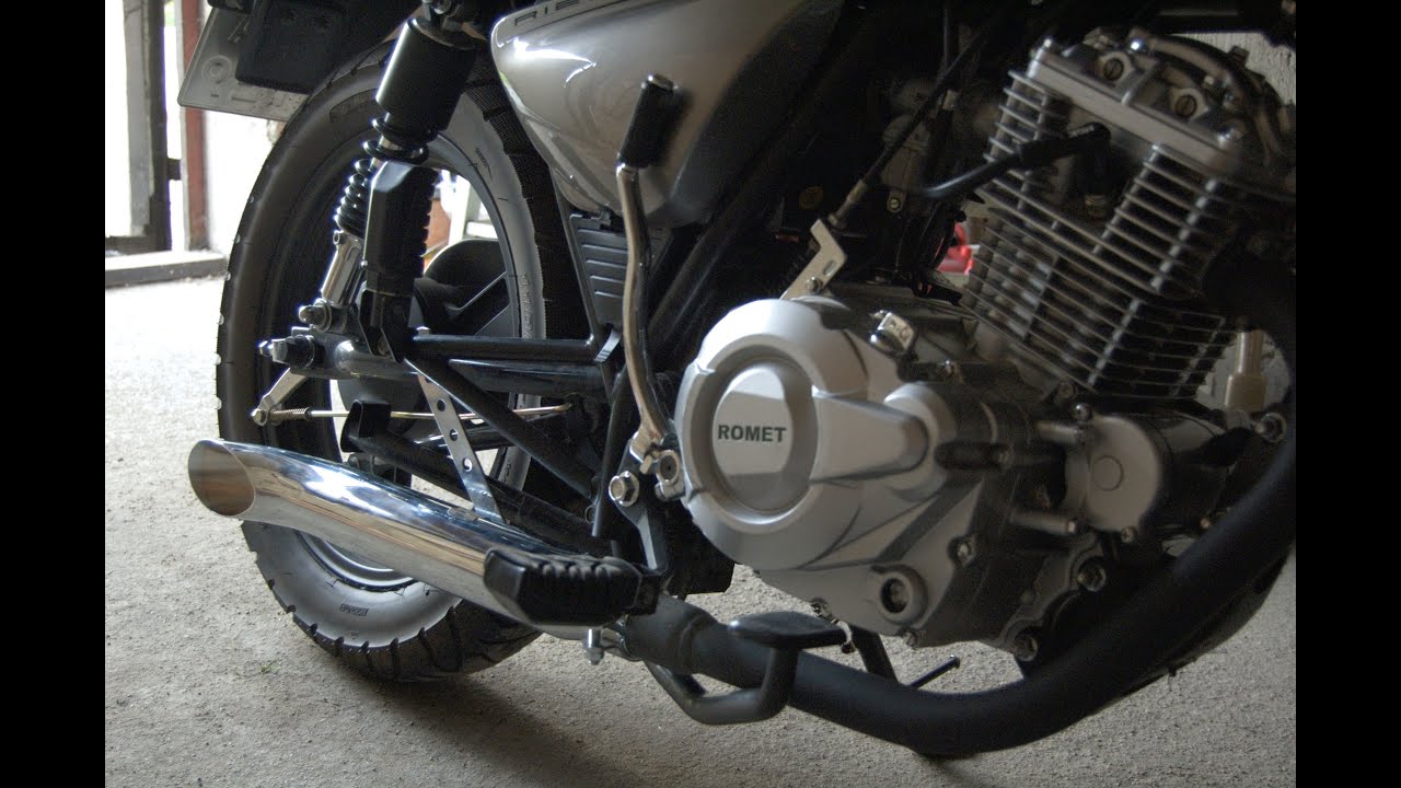 MotoVlog #21 - Romet Soft Chopper 125 wymiana tłumika na przelotowy z lekkim wytłumieniem