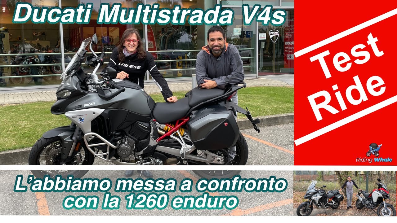 Ducati Multistrada V4 s Test ride e confronto con Multistrada 1260 enduro