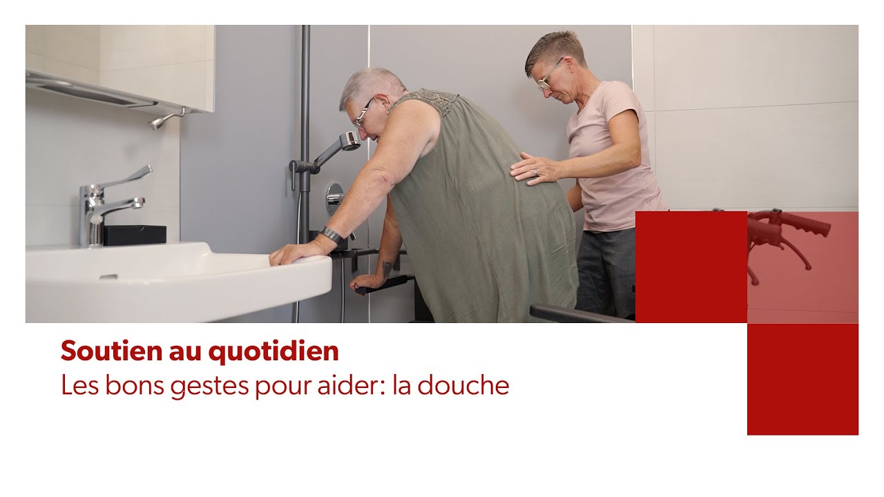 Soutien au quotidien – Les bons gestes pour aider: la douche