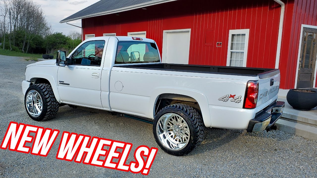 I Put 22x14 American Forces On My LOWERED Duramax