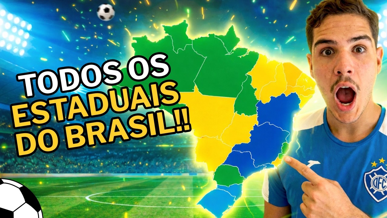 RESUMÃO DOS 27 ESTADUAS DO BRASIL!!! O VÍDEO MAIS COMPLETO QUE VOCÊ VERÁ. - LUCAS LIRIO FUT -