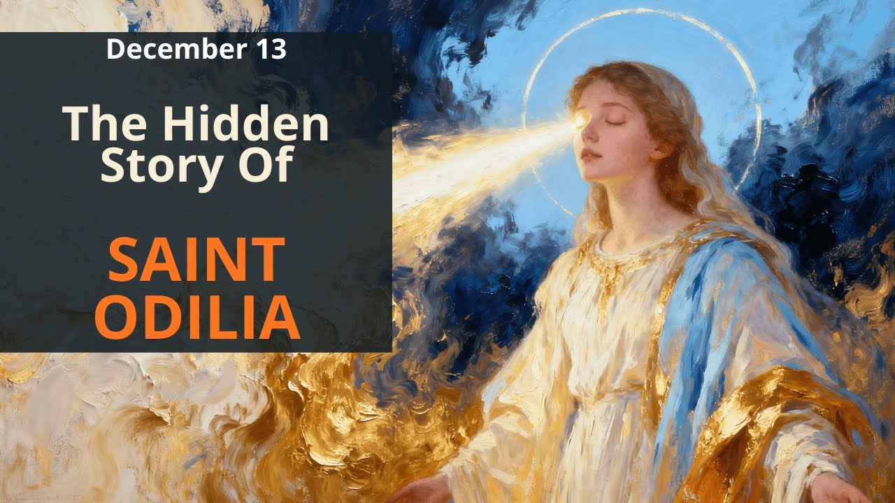 Dec.13 — The Hidden Story of Saint Odilia: The Blind Princess Who Saw the Light of Christ