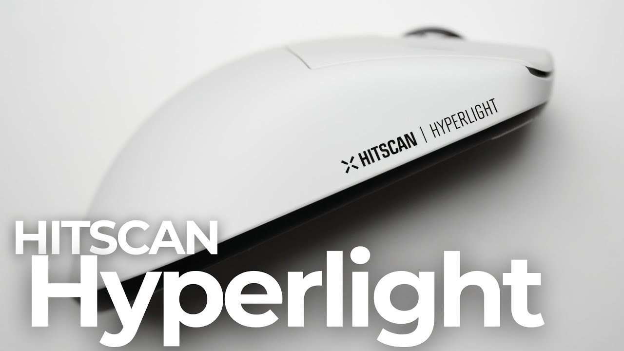 HITSCAN Hyperlight 軽さも品質も妥協しない新星マウス