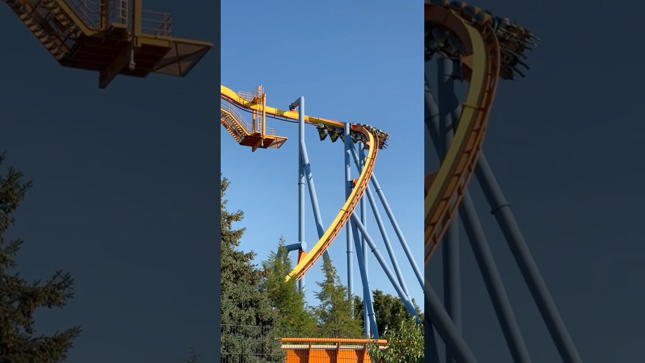 Talon at Dorney Park First Drop #rollercoaster #firstdrop
