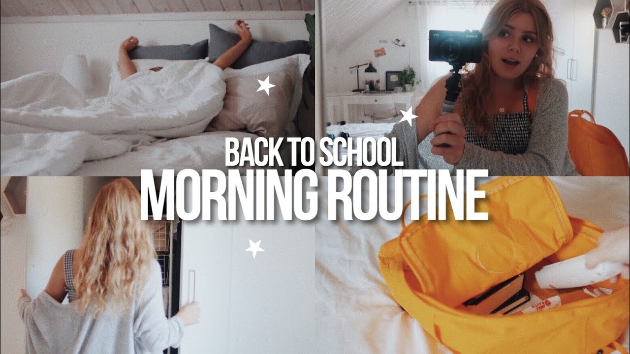 BACK TO SCHOOL MORNING ROUTINE 2018 | vlog style