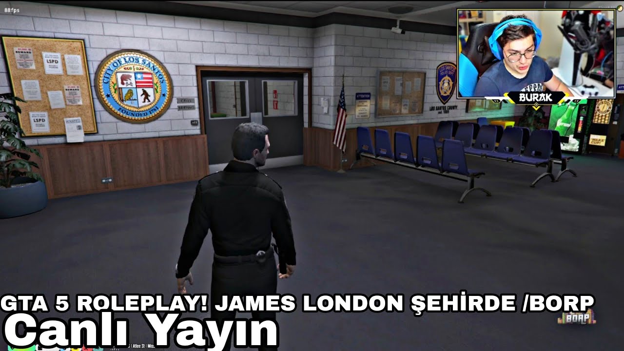 GTA 5 ROLEPLAY! JAMES LONDON ŞEHİRDE /BORP