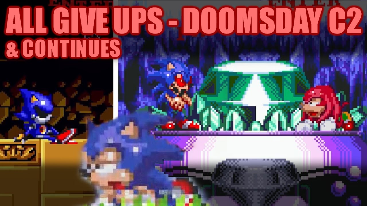 All Give-Ups & Continues in Sonic.exe: The Doomsday Chapter 2