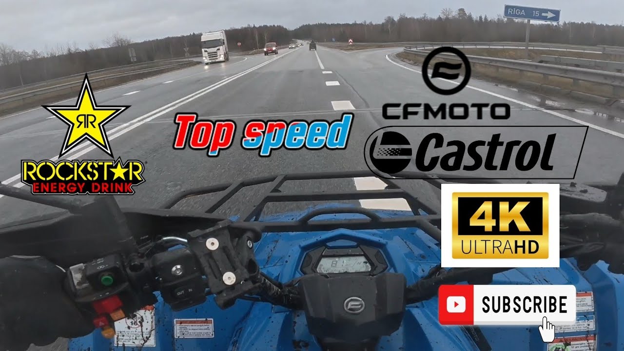 CFMOTO CFORCE 450L TOP SPEED #cfmoto #quads #speed