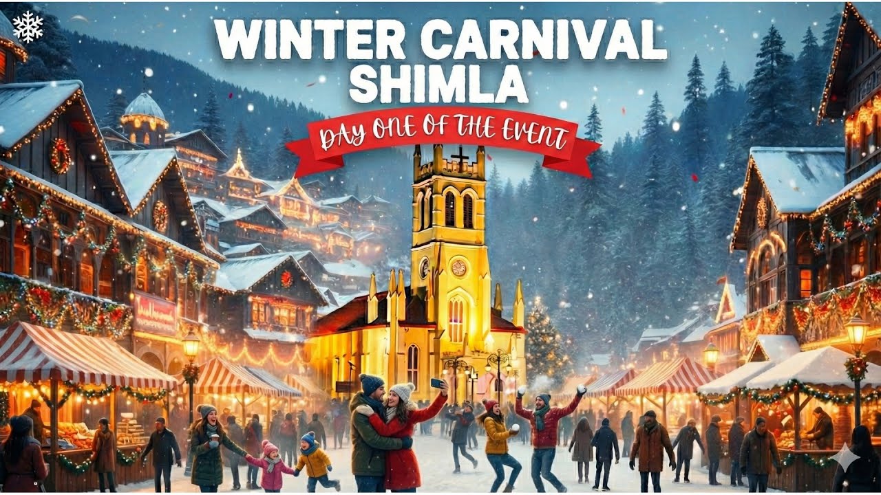 Shimla Winter Carnival 2025-26 | Day 1 | Opening Ceremony, Cultural Shows & Live Moments