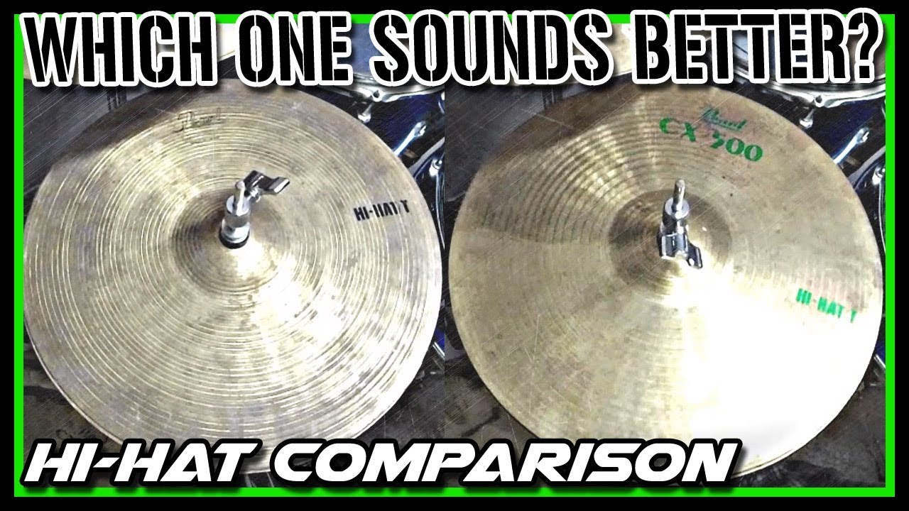 Which One Sounds Better??? Hi-Hat Cymbal Comparison PEARL CX-500 MIJ