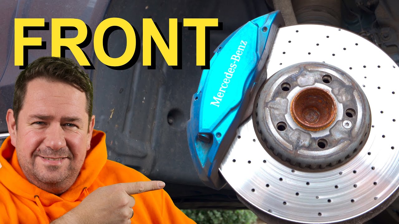 Easy C class Front Brake Pad and Disc Change anyone Can Do!