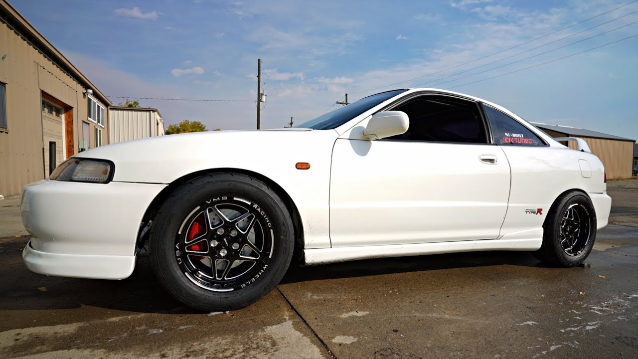 AWD Integra Gets NEW Wheels! + (R888 Drag Radials)