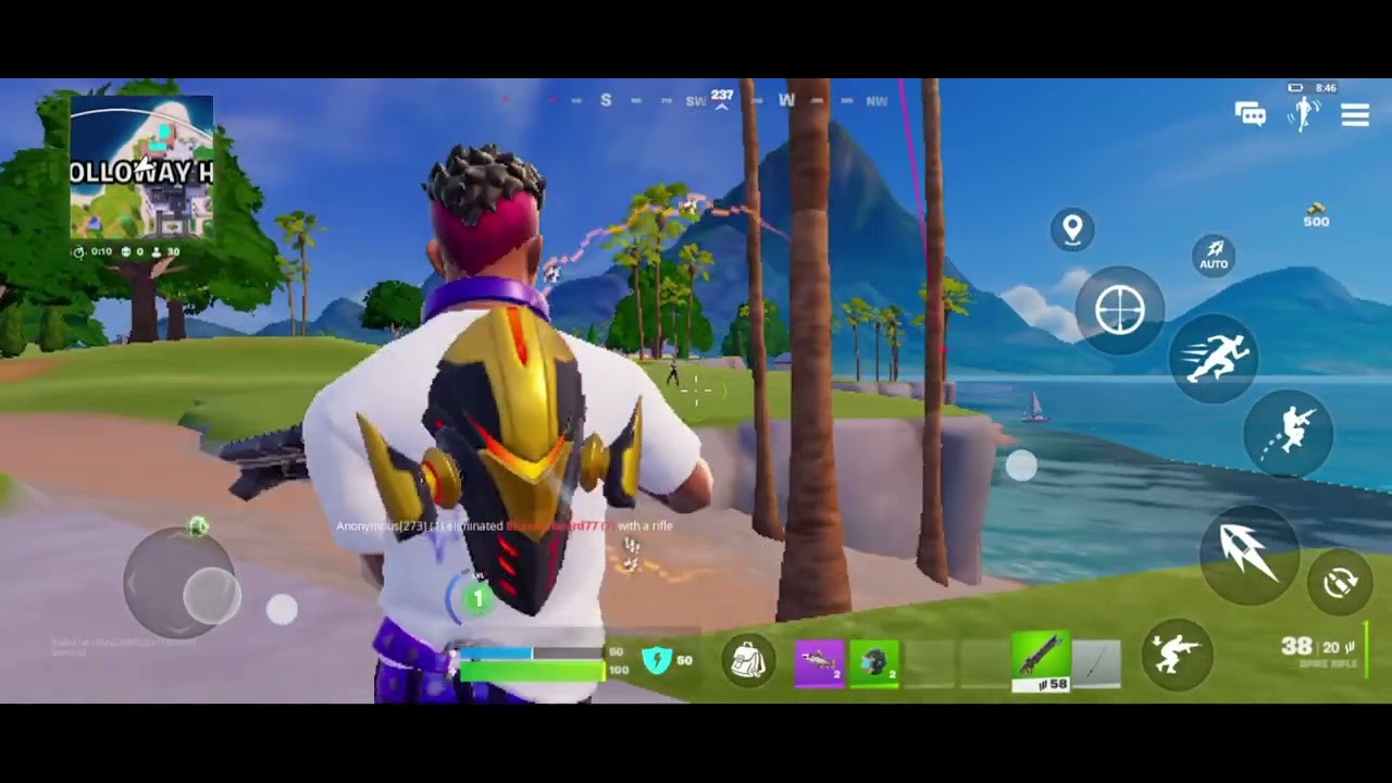 First time playing fortnite mobile!!!!!