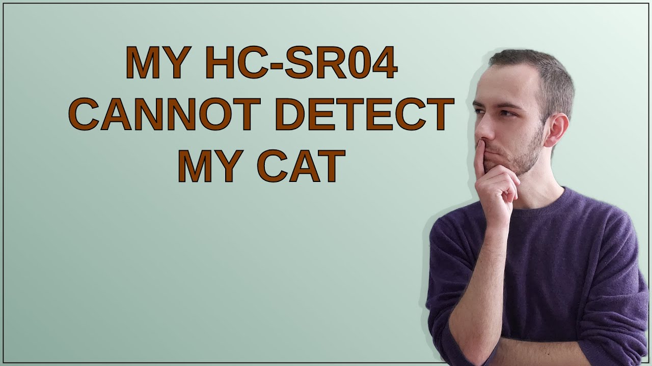 Electronics: My HC-SR04 cannot detect my cat