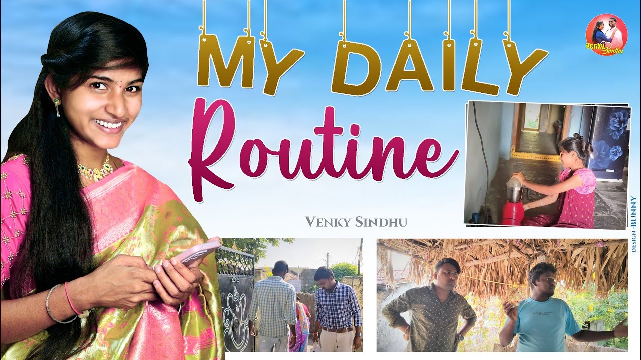 Daily routine vlog 🥰// Morning to Evening// sindhu mateti// 5star venky// New vlog// village nature