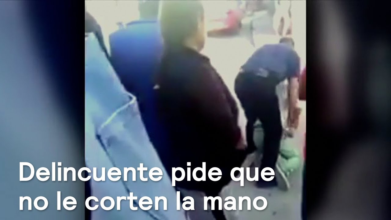 En Puebla, delincuente suplica que no le corten la mano - Las Noticias con Danielle