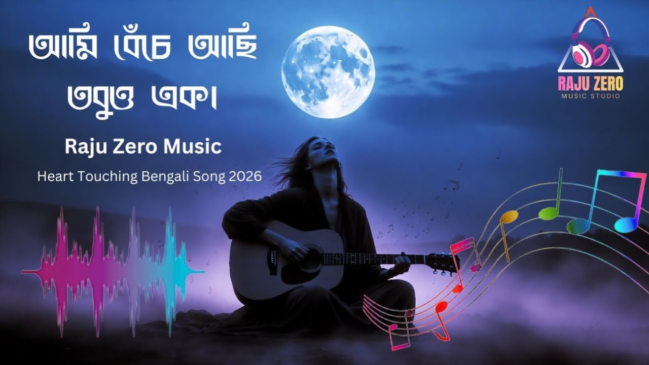 আমি বেঁচে আছি তবুও একা | Heart Touching Bengali Song 2026 Raju Zero Music