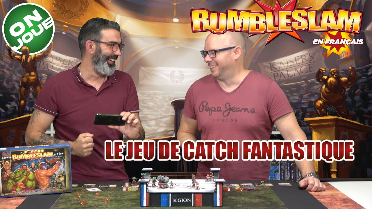 ON joue! Cédric et Damien s'affrontent à Rumbleslam !