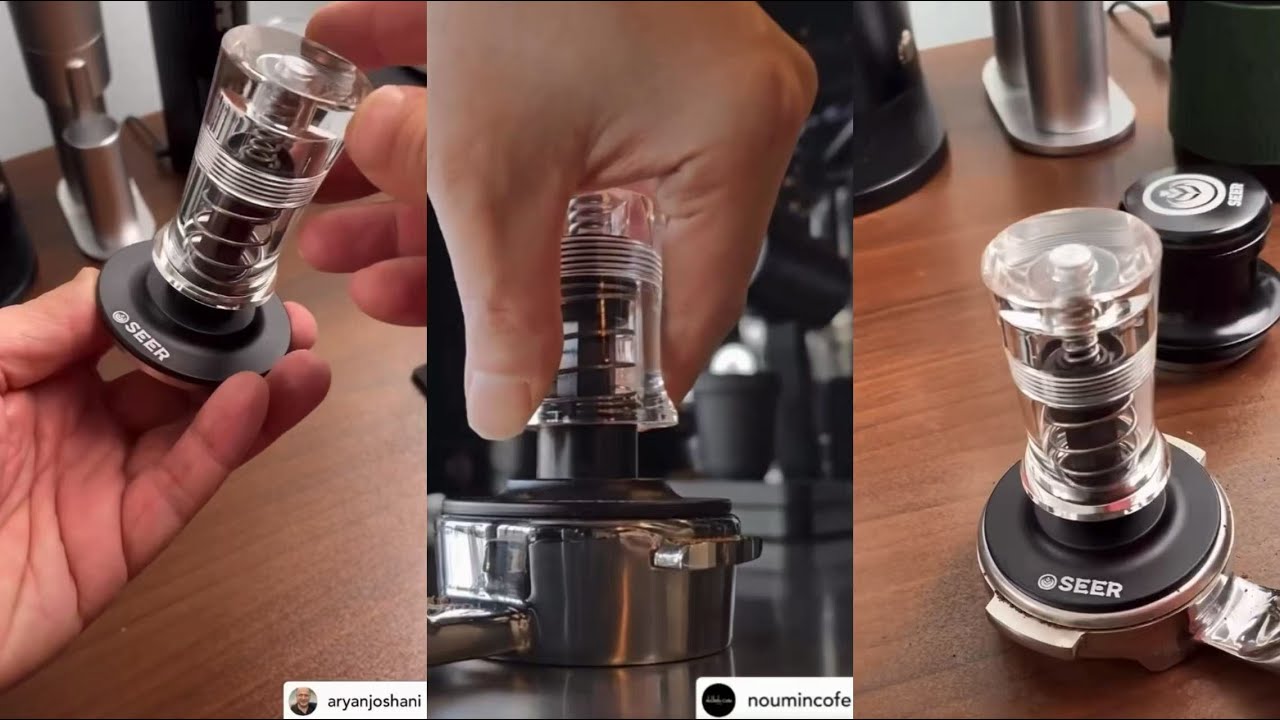 58MM Espresso Transparent Handle Tampers S202