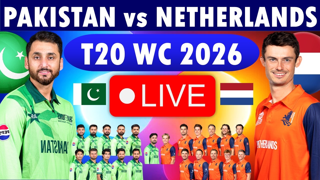 Pakistan vs Netherlands ICC T20 World Cup 2026: ICC T20 World Cup Pakistan vs Netherlands playing 11