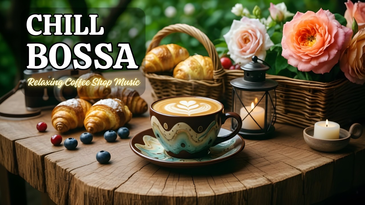 Happy Spring Jazz Cafe 🌸 Cozy Bossa Nova Jazz for Relaxing Morning, Studying & Working