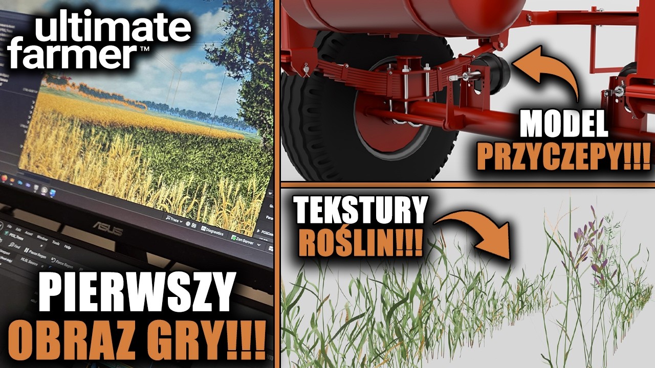 ULTIMATE FARMER: PIERWSZY OBRAZ Z GRY, SZCZEG&Oacute;ŁOWY MODEL PRZYCZEPY ORAZ TEKSTURY ROŚLIN!
