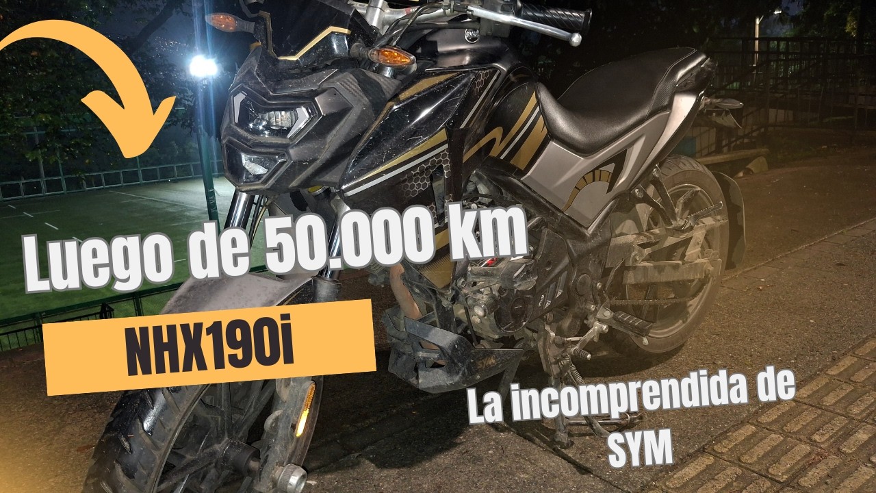 50.000 KM Y TODAVIA EN PIE // SYM NHX 190 I // ¿DE LAS MAS INCOMPRENDIDAS EN COLOMBIA?