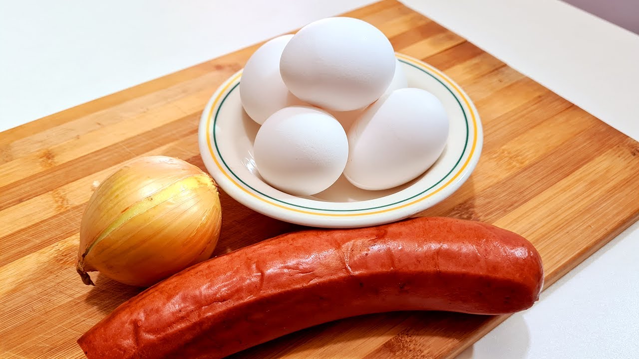 A RECEITA QUE EU AMO . linguiça com ovos