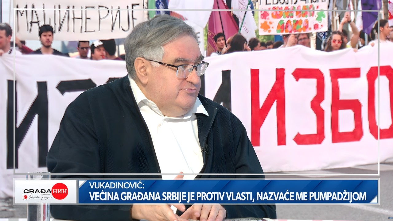 Vukadinović: Režim poput Vučićevog se teško ruši, studenti pričaju da im ne treba niko I GrađaNIN
