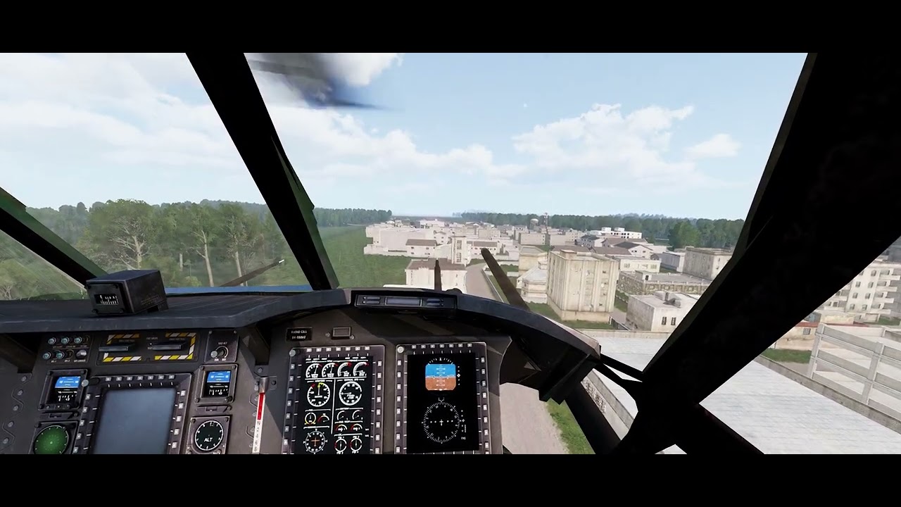 MH-47G Chinook rooftop pinnacle landing practice with crew chief