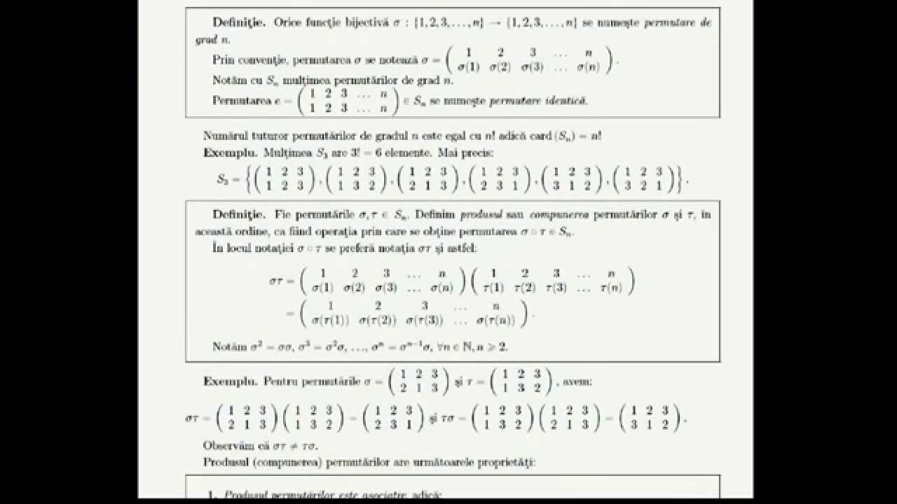XI-Algebra-Permutari-Notiuni teoretice