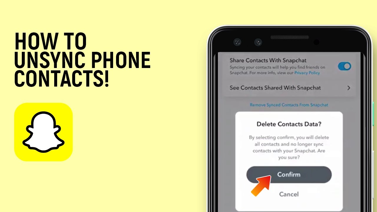 How To Unsync Phone Contacts On Snapchat [easy]