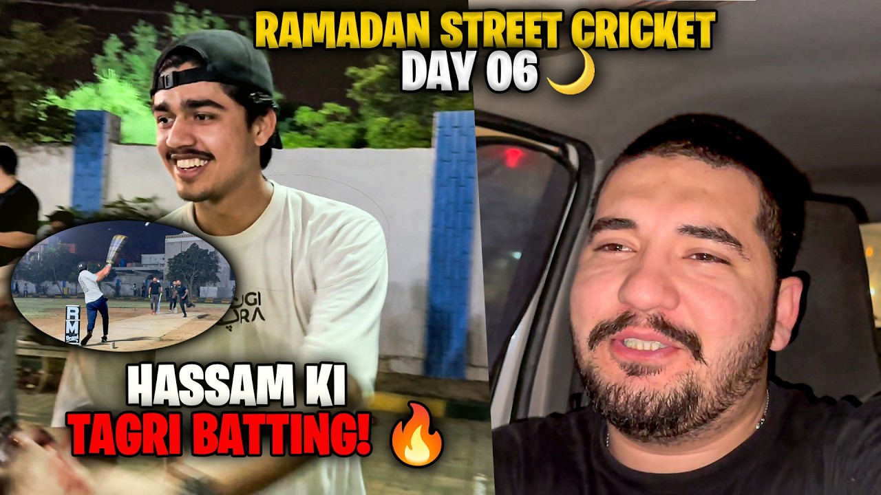 Ramadan Street Cricket Day 06 | Hassam Ki Tagri Batting 🔥🏏