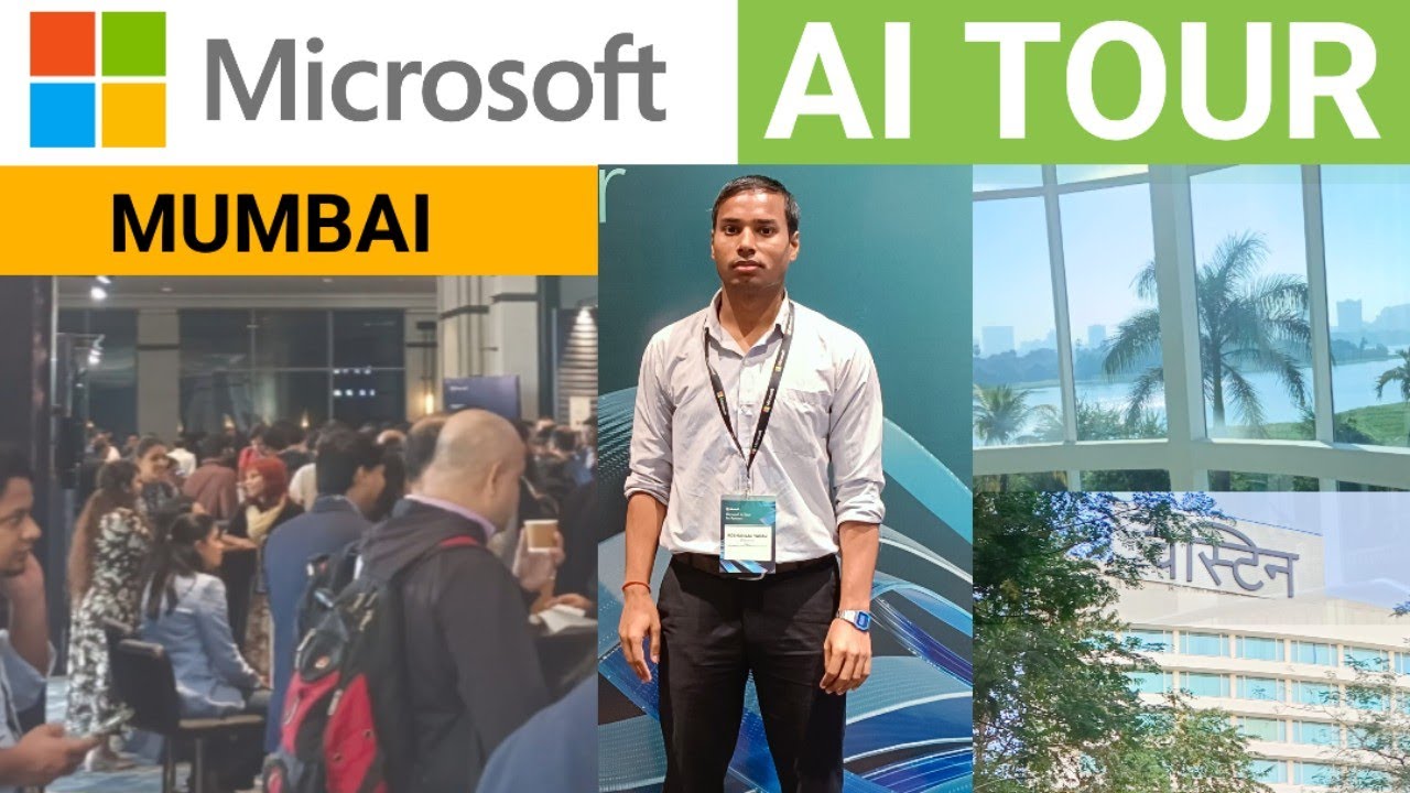 Видеоблог с тура Microsoft AI в Мумбаи | Уроки, извлеченные из мероприятия по ИИ | Copilot, Azure...