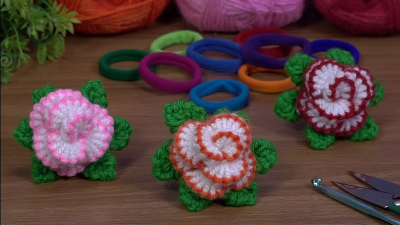 Excellent!!!👌Crochet Rose Flower /flor de ganchillo/flor de rosa de crochê/روز الكروشيه زهرة/crochet