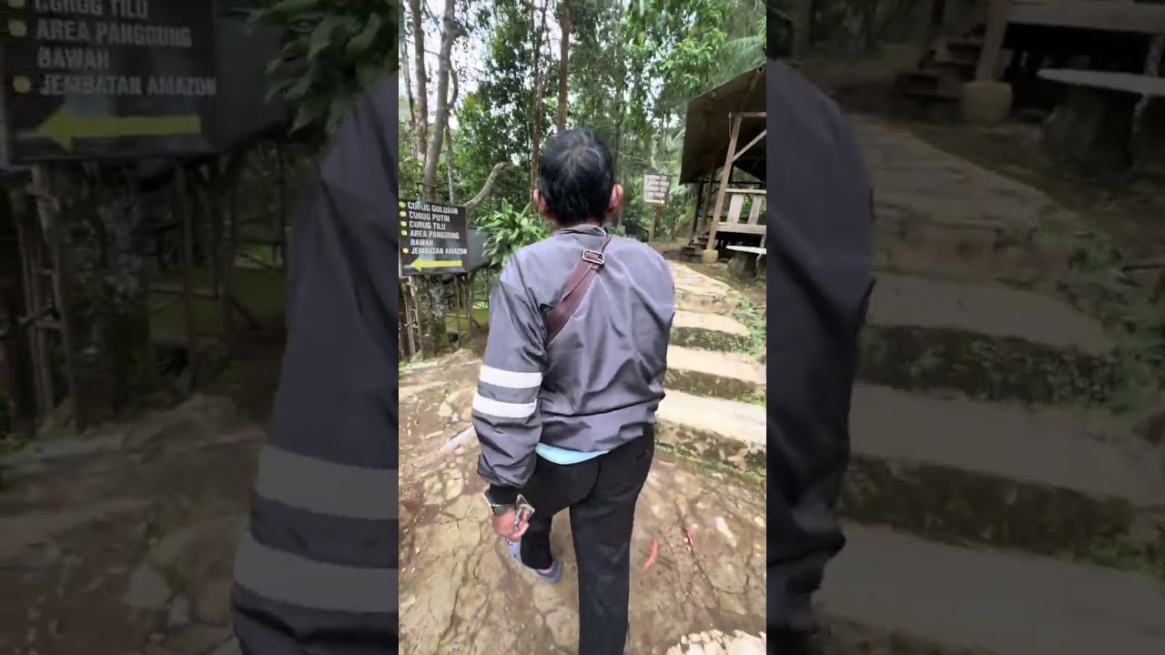 Abah di wisata CIC