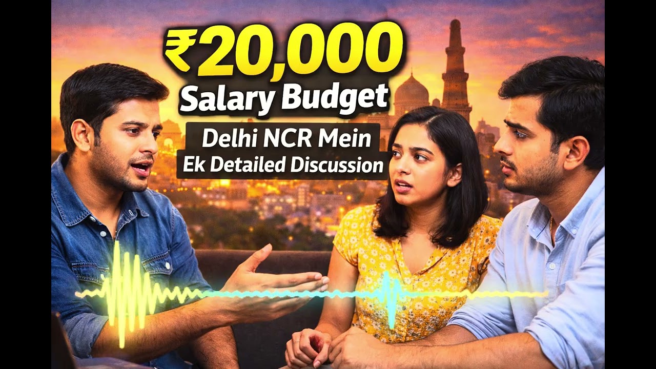 ₹20,000 Salary Budget in Delhi NCR | Detailed Discussion | Monthly Expense Planning