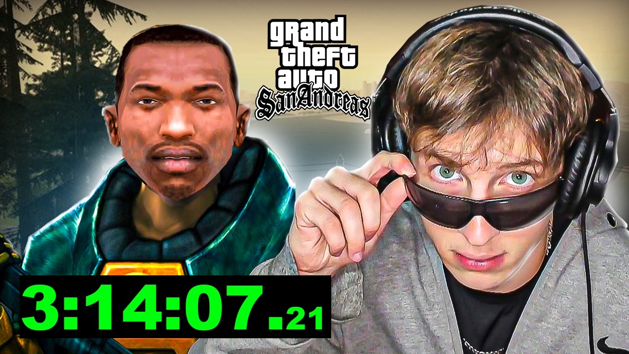 SPEEDRUN DE GTA SA con la MOVILIDAD de Half-Life