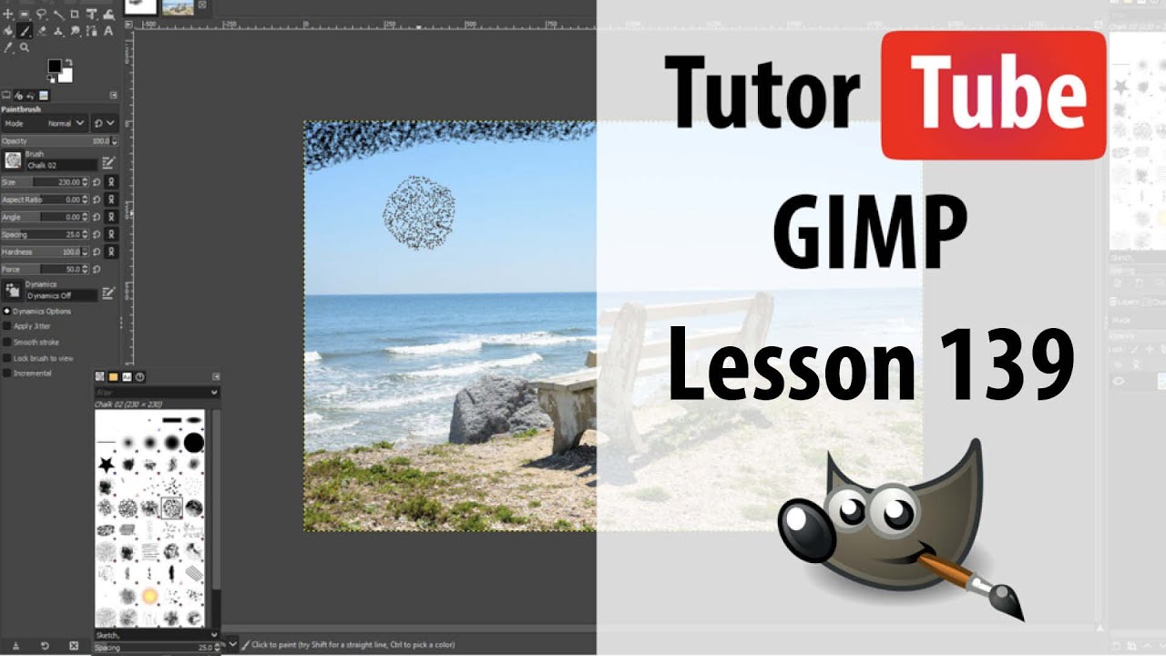 GIMP - Lesson 139 - Long Shadow