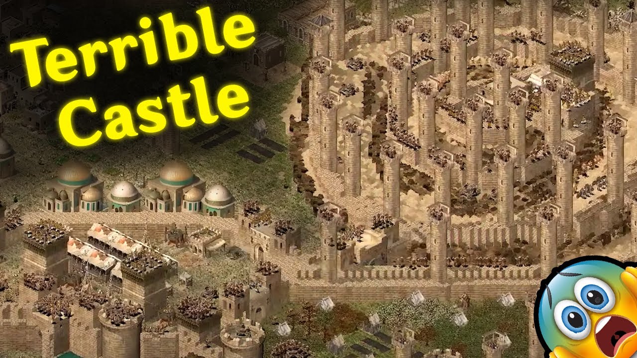 I bet on this castle that it cannot be defeated without a catapult | Stronghold Crusader
