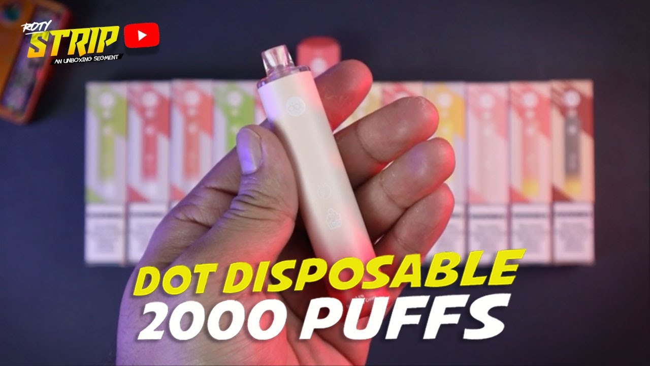 🔴 DOT DISPOSABLE 2000 REVIEW & UNBOXING | HIGHLY ANTICIPATED!! - ROTY STRIP EP66