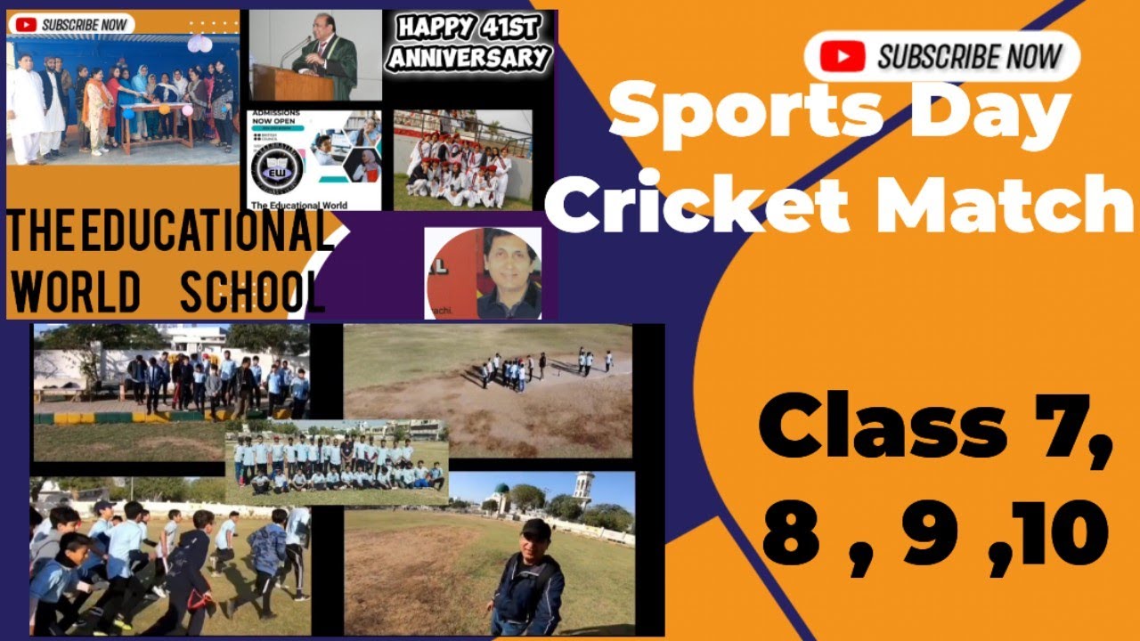 The Educational world school sports day (cricket)