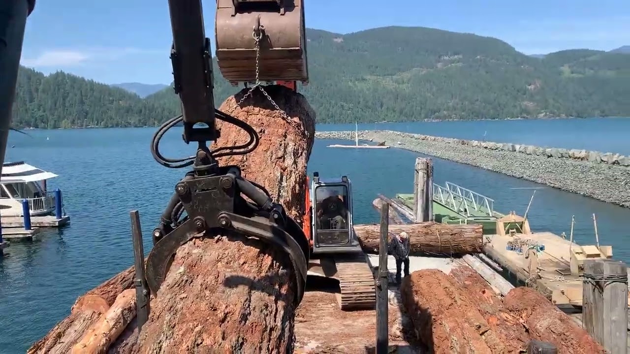 Harrison Lake Log Haul